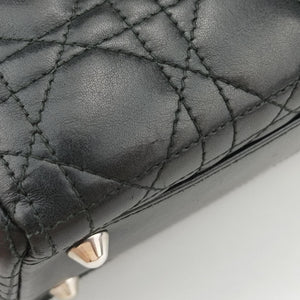 Secondhand Christian Dior Lady Dior Black lambskin  shoulderbag | stylenewstar