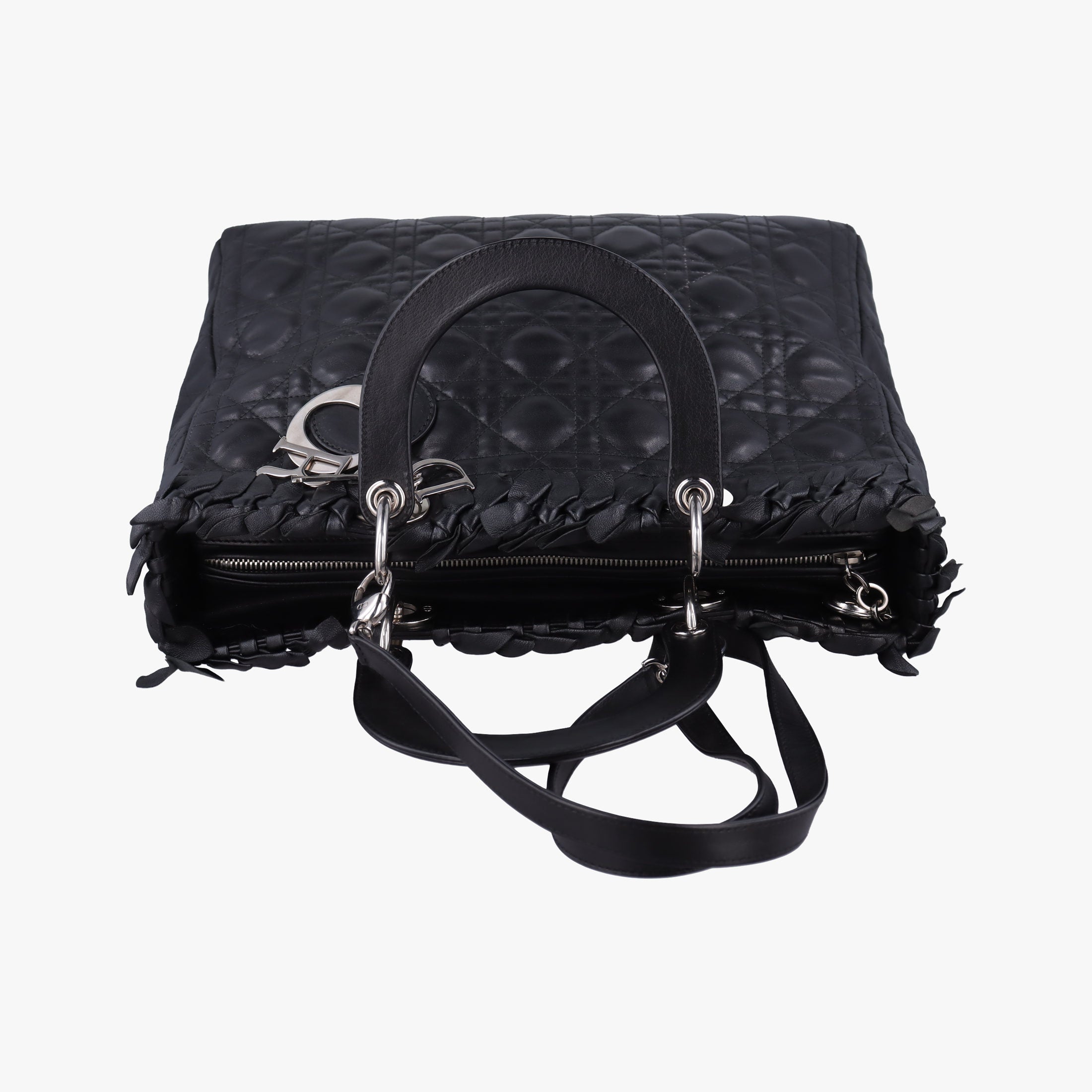 Secondhand Christian Dior Lady Dior Black lambskin  shoulderbag | stylenewstar