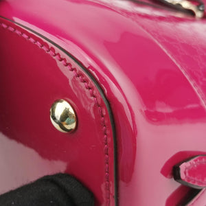 Pre-owned Gucci Microguccissima Rose Patent Leather 309617 shoulderbag | stylenewstar