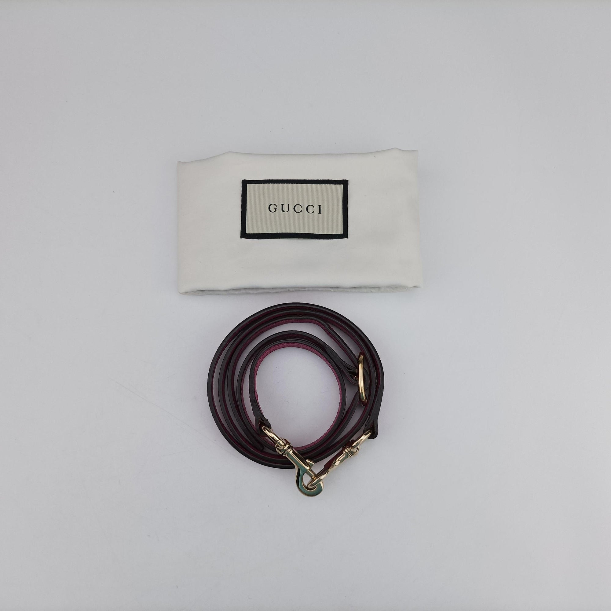 Pre-owned Gucci Microguccissima Rose Patent Leather 309617 shoulderbag | stylenewstar