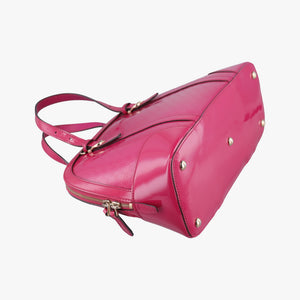 Pre-owned Gucci Microguccissima Rose Patent Leather 309617 shoulderbag | stylenewstar