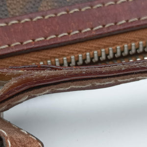 Secondhand Christian Dior Trotter Romantic Brown PVC coated canvas×Leather  shoulderbag | stylenewstar