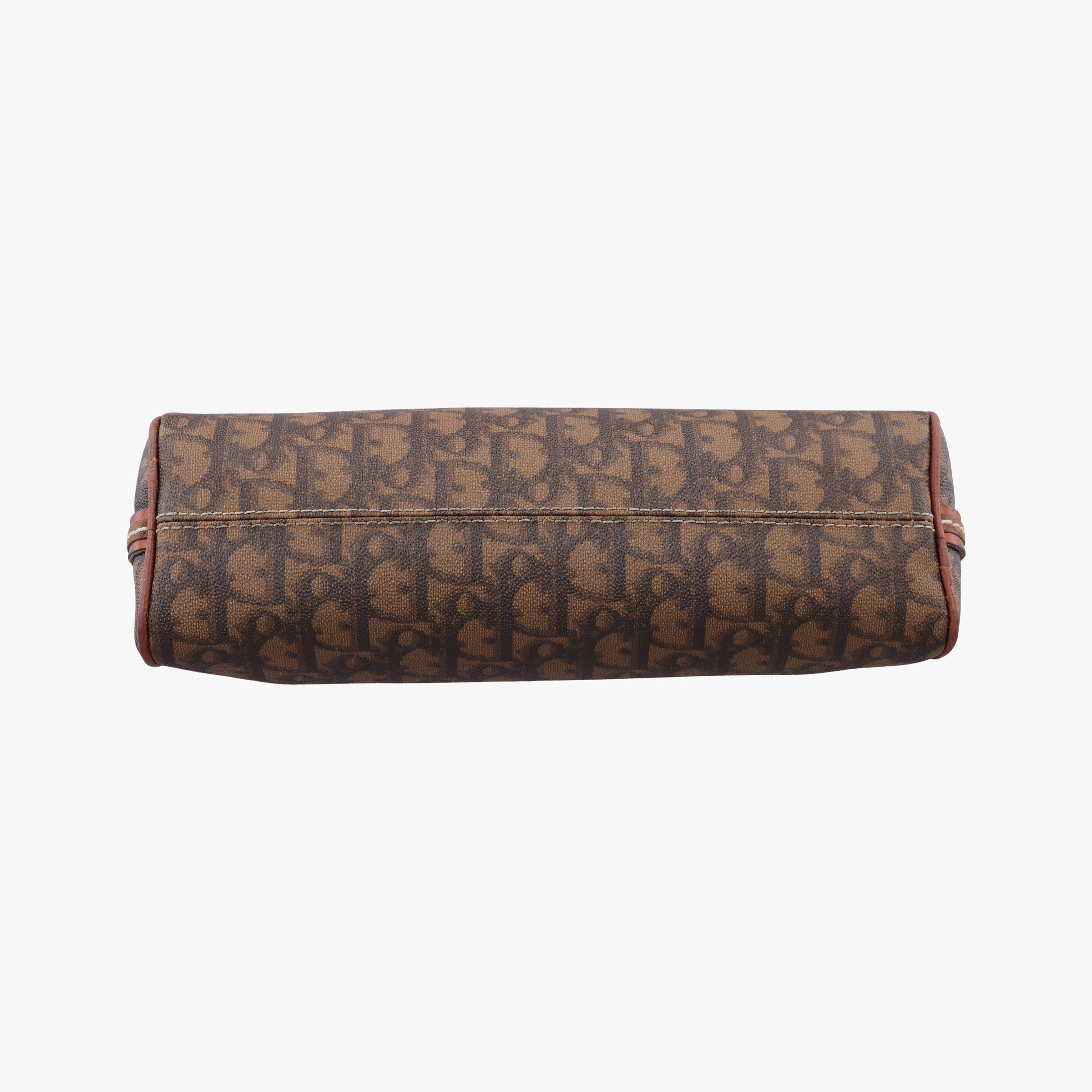 Secondhand Christian Dior Trotter Romantic Brown PVC coated canvas×Leather  shoulderbag | stylenewstar