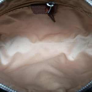 Secondhand Christian Dior Trotter Romantic Brown PVC coated canvas×Leather  shoulderbag | stylenewstar