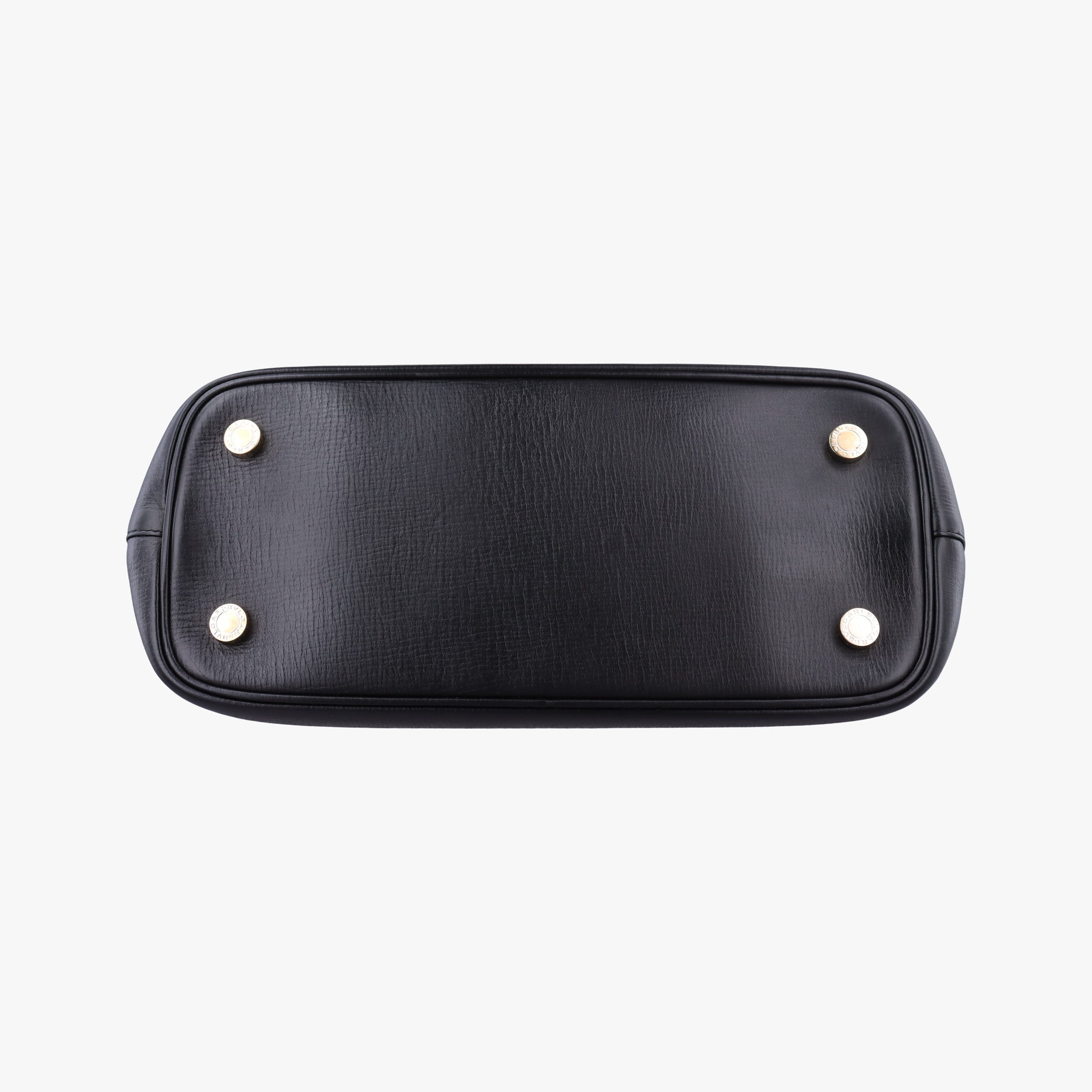 Pre-owned Bvlgari Isabella Rossellini Black Leather  shoulderbag | stylenewstar