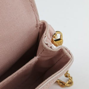 Pre-owned Louis Vuitton Micro Metis Pouch Chain Monogram Rose Pomelo Monogram Empreinte M81389 shoulderbag | stylenewstar