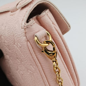 Pre-owned Louis Vuitton Micro Metis Pouch Chain Monogram Rose Pomelo Monogram Empreinte M81389 shoulderbag | stylenewstar