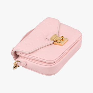 Pre-owned Louis Vuitton Micro Metis Pouch Chain Monogram Rose Pomelo Monogram Empreinte M81389 shoulderbag | stylenewstar