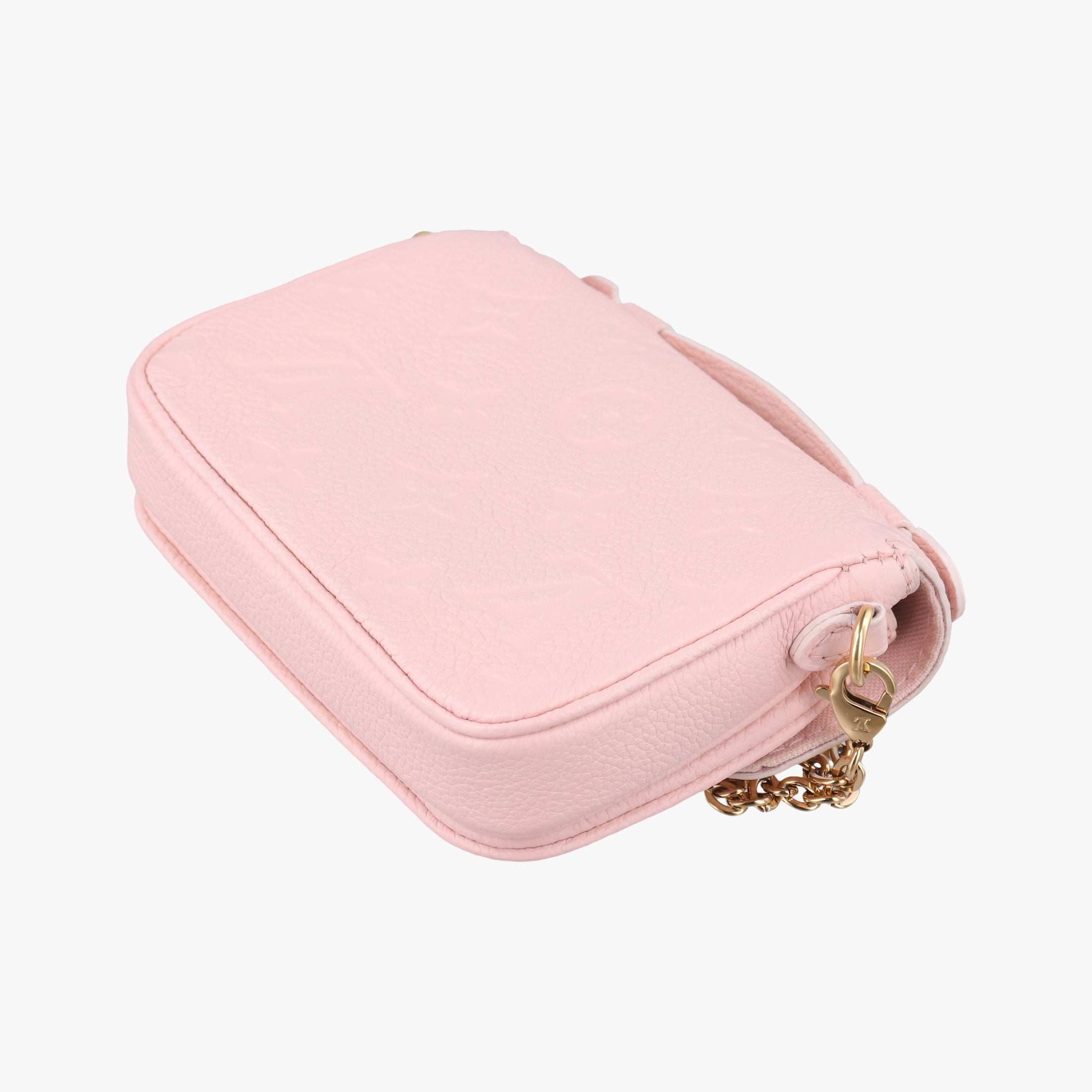 Pre-owned Louis Vuitton Micro Metis Pouch Chain Monogram Rose Pomelo Monogram Empreinte M81389 shoulderbag | stylenewstar