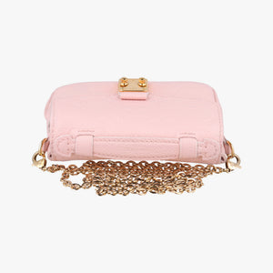 Pre-owned Louis Vuitton Micro Metis Pouch Chain Monogram Rose Pomelo Monogram Empreinte M81389 shoulderbag | stylenewstar