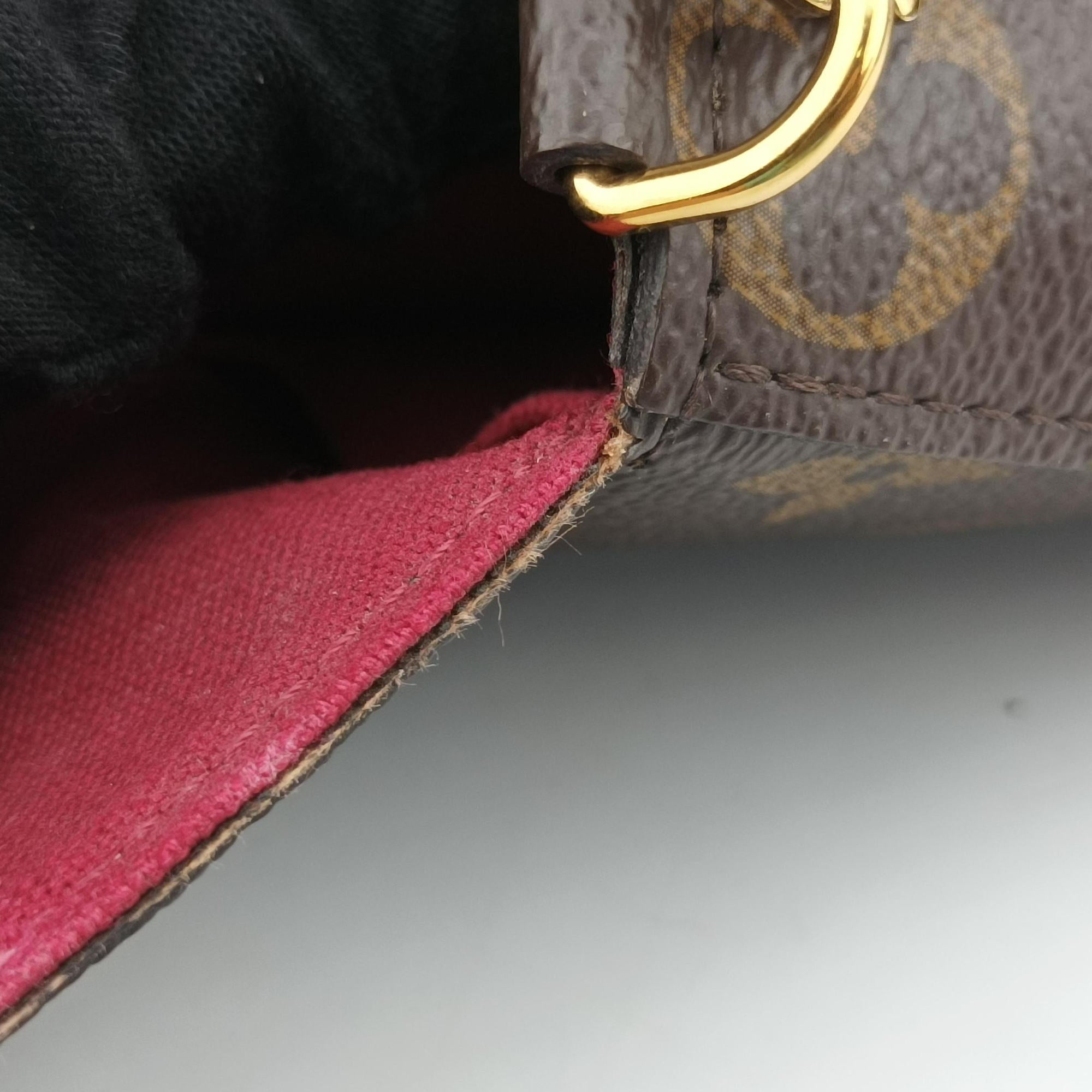 Pre-owned Louis Vuitton Pochette Felicie Brown Monogram Canvas M61276 shoulderbag | stylenewstar