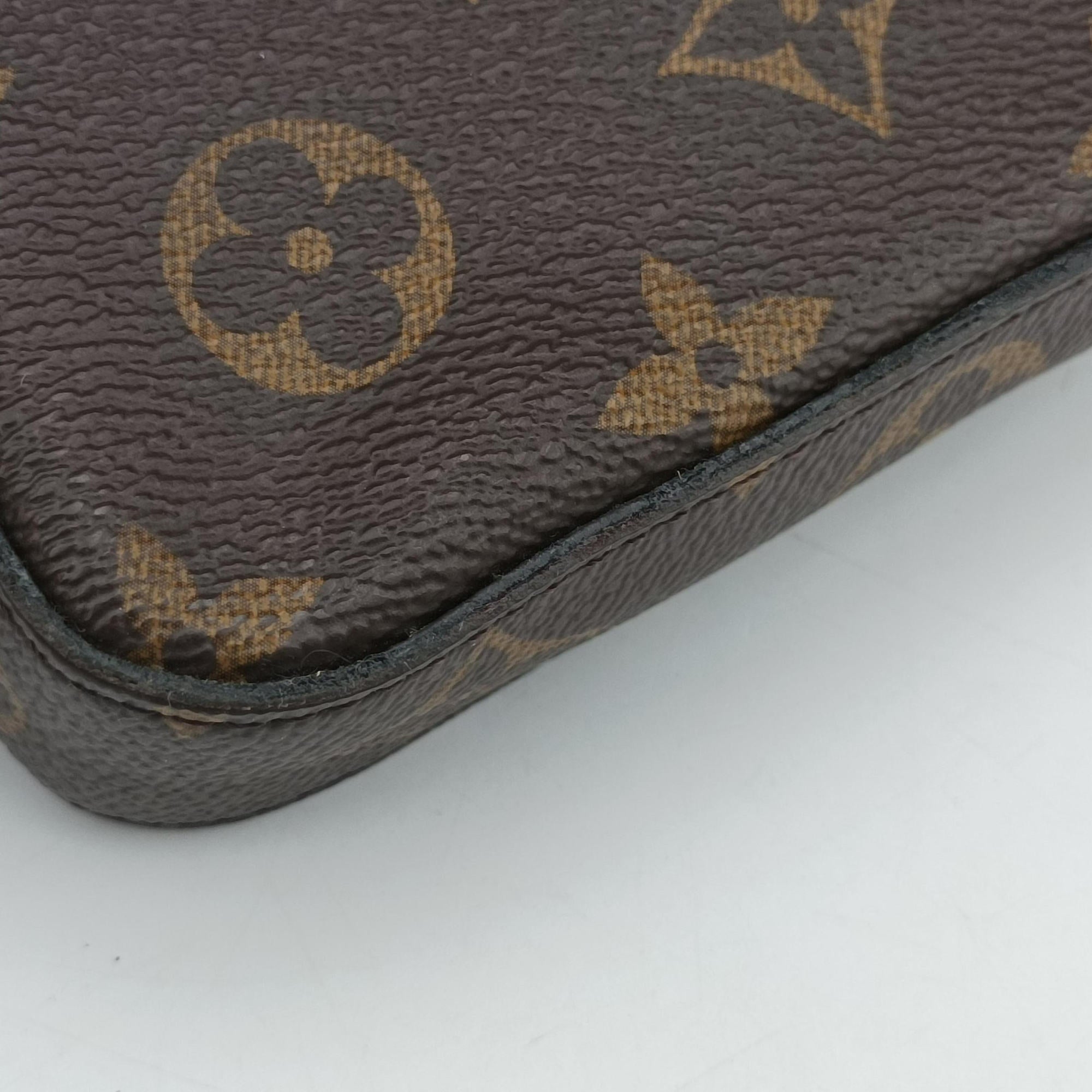 Pre-owned Louis Vuitton Pochette Felicie Brown Monogram Canvas M61276 shoulderbag | stylenewstar