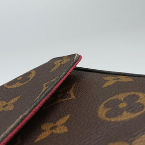 Pre-owned Louis Vuitton Pochette Felicie Brown Monogram Canvas M61276 shoulderbag | stylenewstar