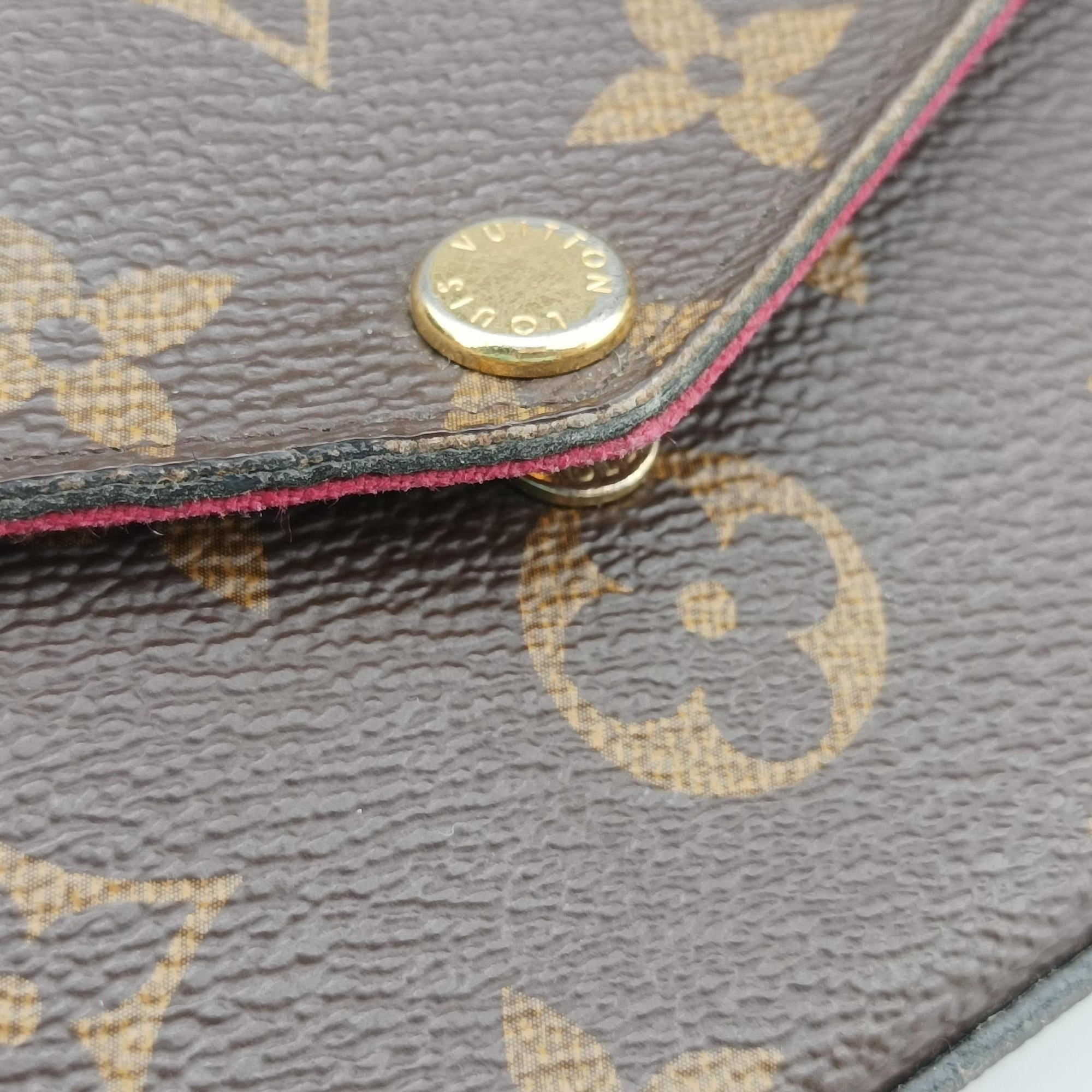 Pre-owned Louis Vuitton Pochette Felicie Brown Monogram Canvas M61276 shoulderbag | stylenewstar