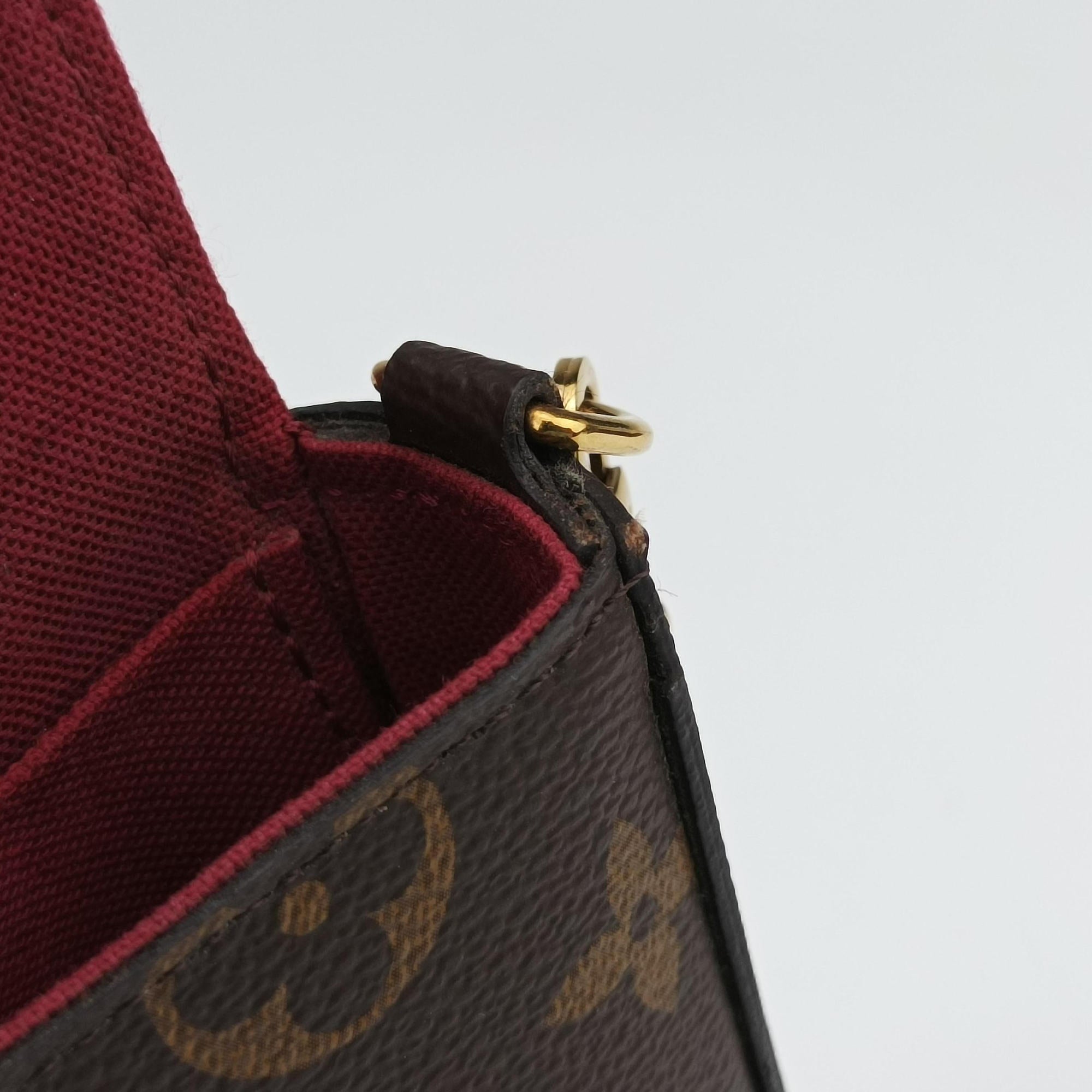Pre-owned Louis Vuitton Pochette Felicie Brown Monogram Canvas M61276 shoulderbag | stylenewstar