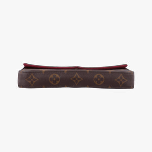 Pre-owned Louis Vuitton Pochette Felicie Brown Monogram Canvas M61276 shoulderbag | stylenewstar