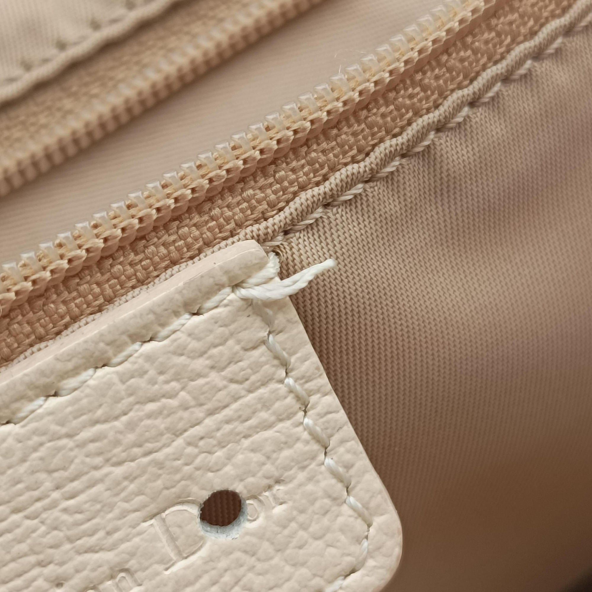 Pre-owned Christian Dior Trotter Flower Beige PVC Coated Canvas Floral Embroidery  shoulderbag | stylenewstar