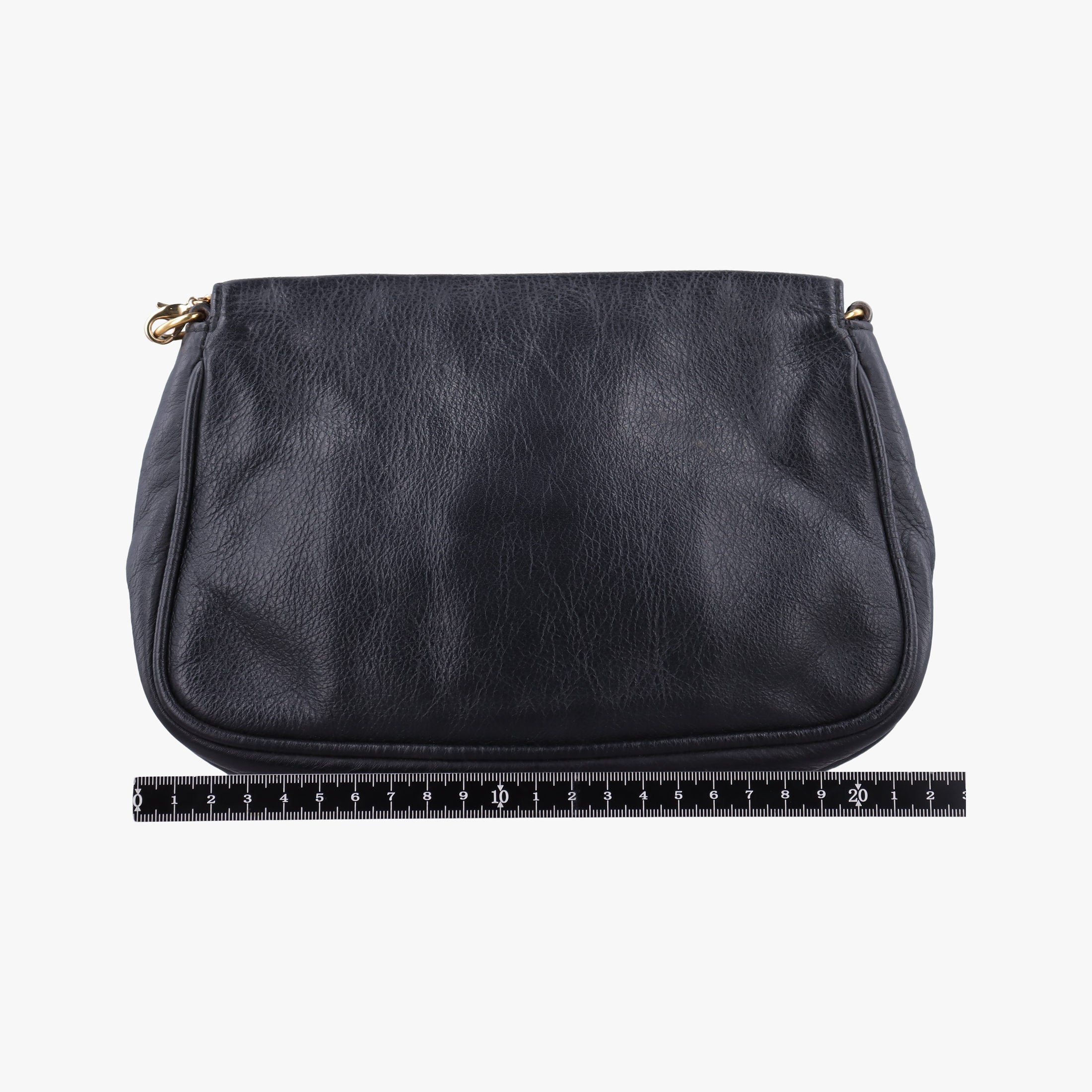 Pre-owned Fendi Fendista Pochette Black Leather 8M0276 shoulderbag | stylenewstar