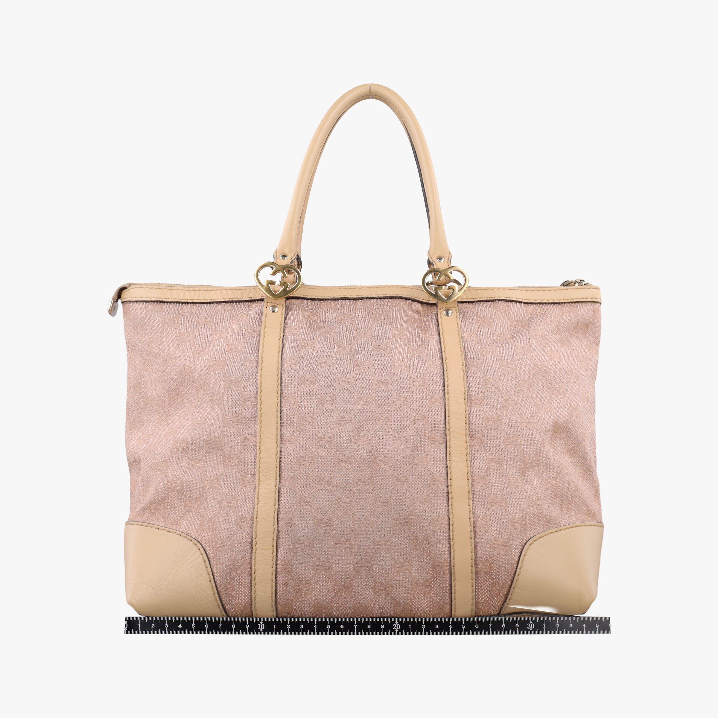Secondhand Gucci Lovely Pink Canvas×Leather 257068 shoulderbag | stylenewstar
