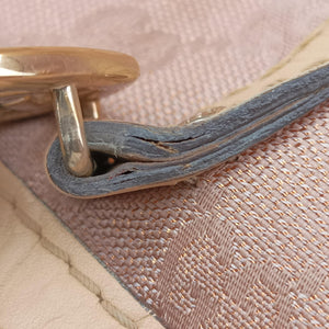 Secondhand Gucci Lovely Pink Canvas×Leather 257068 shoulderbag | stylenewstar