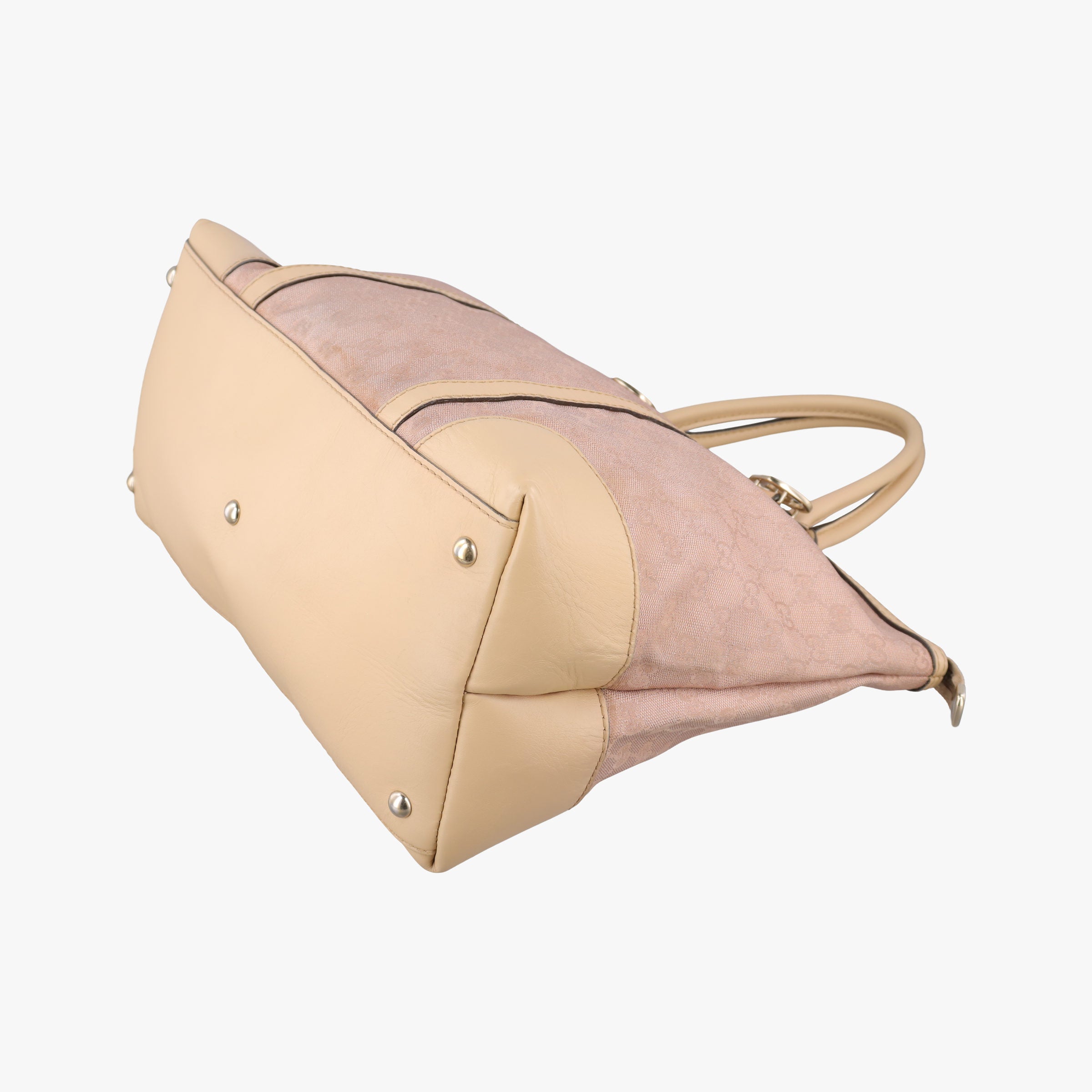 Secondhand Gucci Lovely Pink Canvas×Leather 257068 shoulderbag | stylenewstar