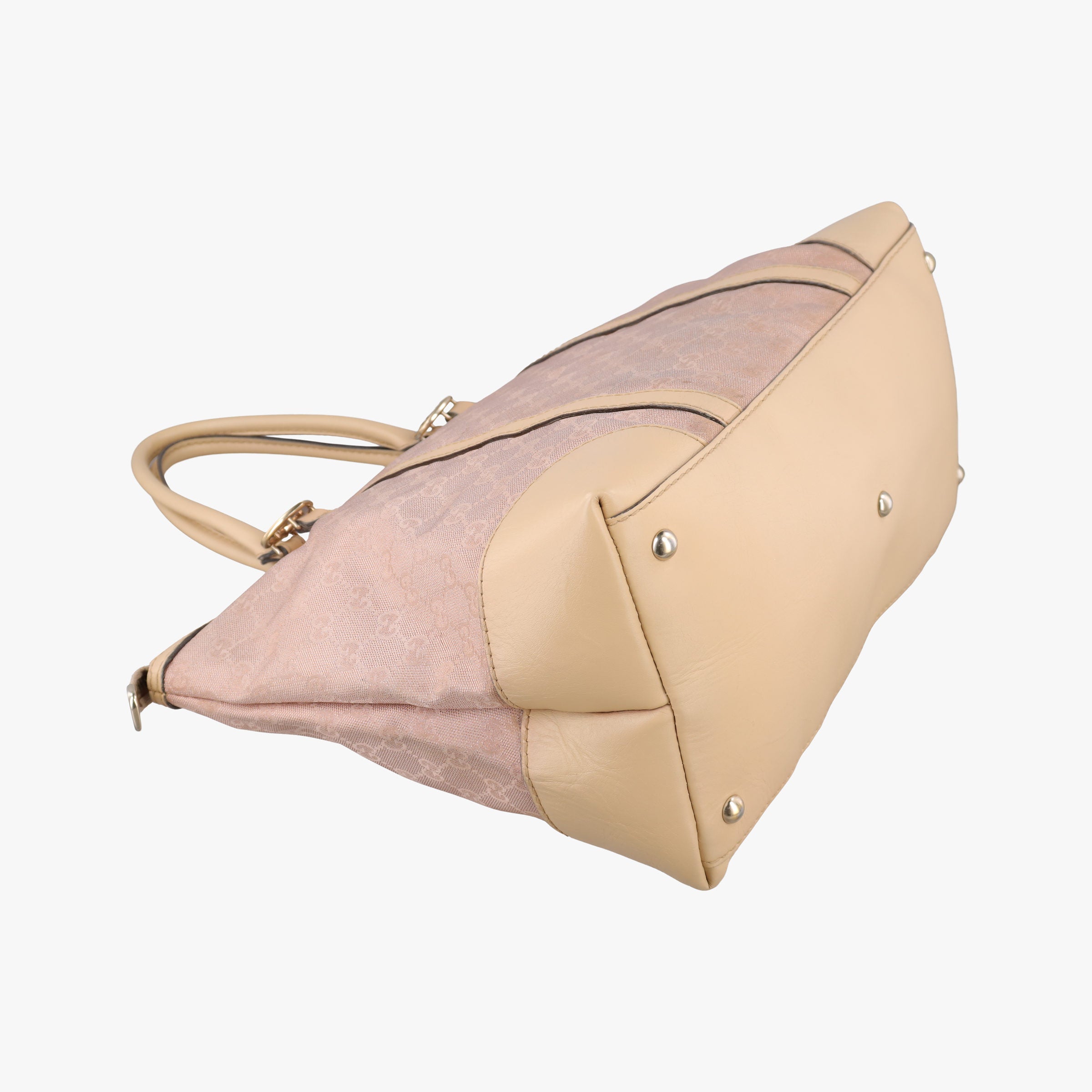 Secondhand Gucci Lovely Pink Canvas×Leather 257068 shoulderbag | stylenewstar