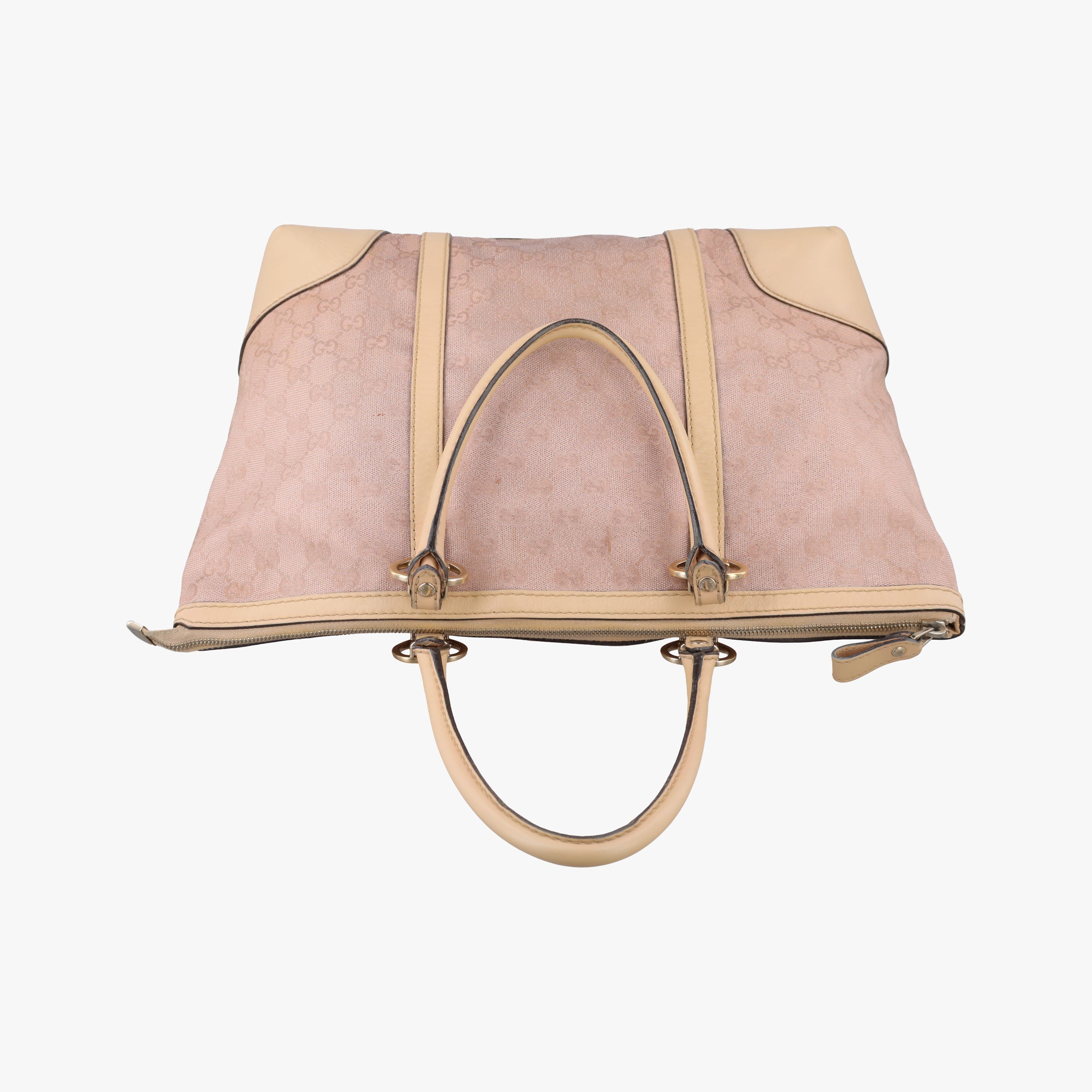 Secondhand Gucci Lovely Pink Canvas×Leather 257068 shoulderbag | stylenewstar