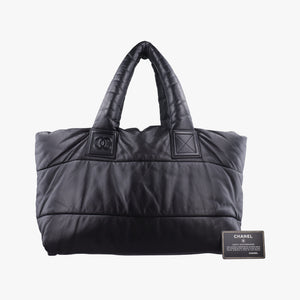 Pre-owned Chanel Cococoon Quilting Black lambskin A47107 shoulderbag | stylenewstar