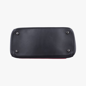 Pre-owned Christian Dior Be Dior Black × Rose Red Leather  shoulderbag | stylenewstar