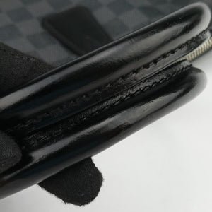 Pre-owned Louis Vuitton Porte Documents Jour Noir Damier Graphite N48224 shoulderbag | stylenewstar