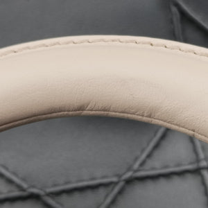 Pre-owned Christian Dior granville Gray × Pink lambskin  shoulderbag | stylenewstar