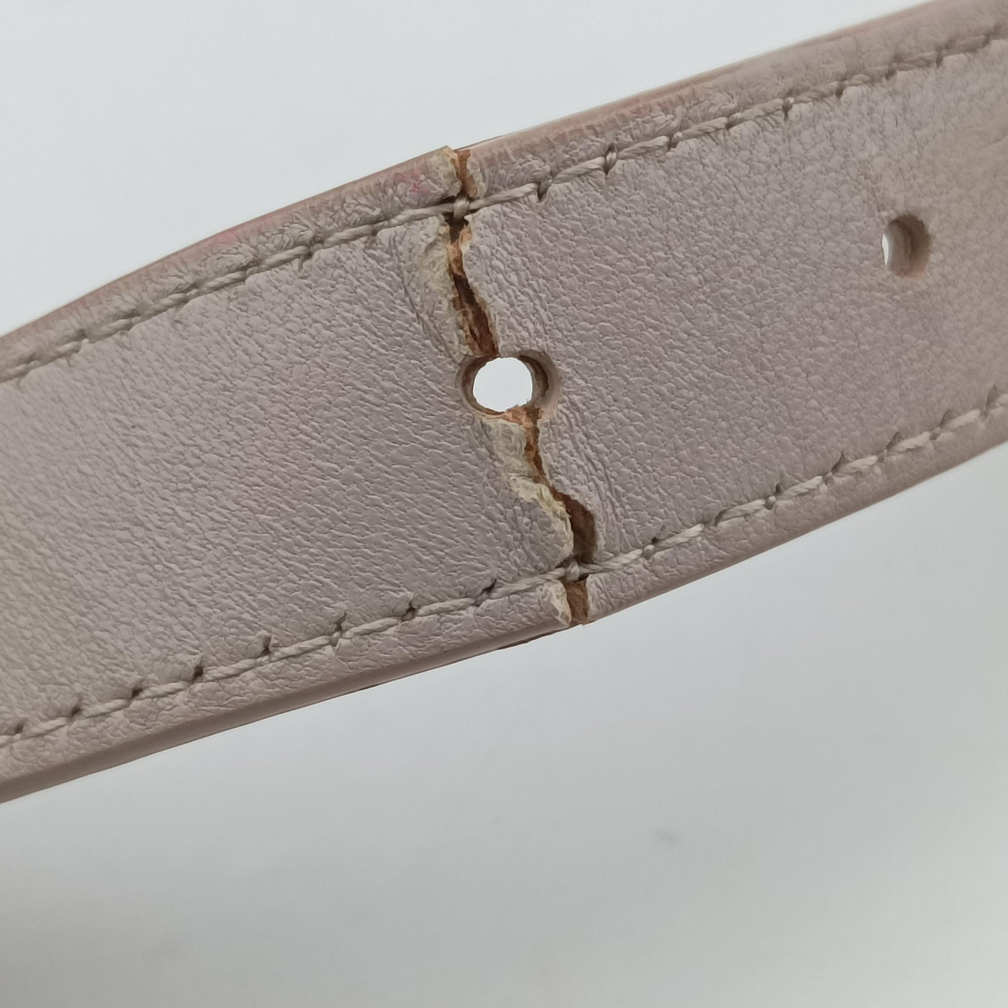 Pre-owned Christian Dior granville Gray × Pink lambskin  shoulderbag | stylenewstar