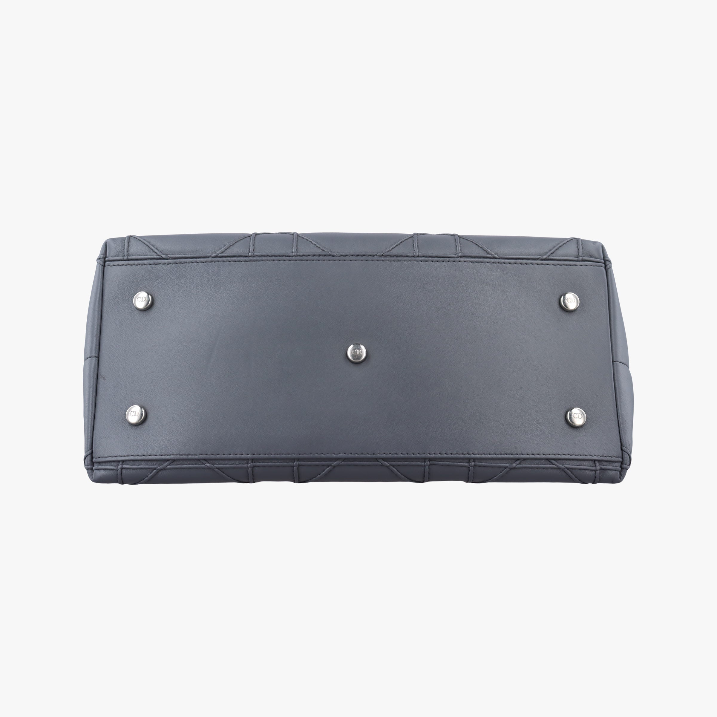 Pre-owned Christian Dior granville Gray × Pink lambskin  shoulderbag | stylenewstar