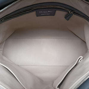 Pre-owned Christian Dior granville Gray × Pink lambskin  shoulderbag | stylenewstar