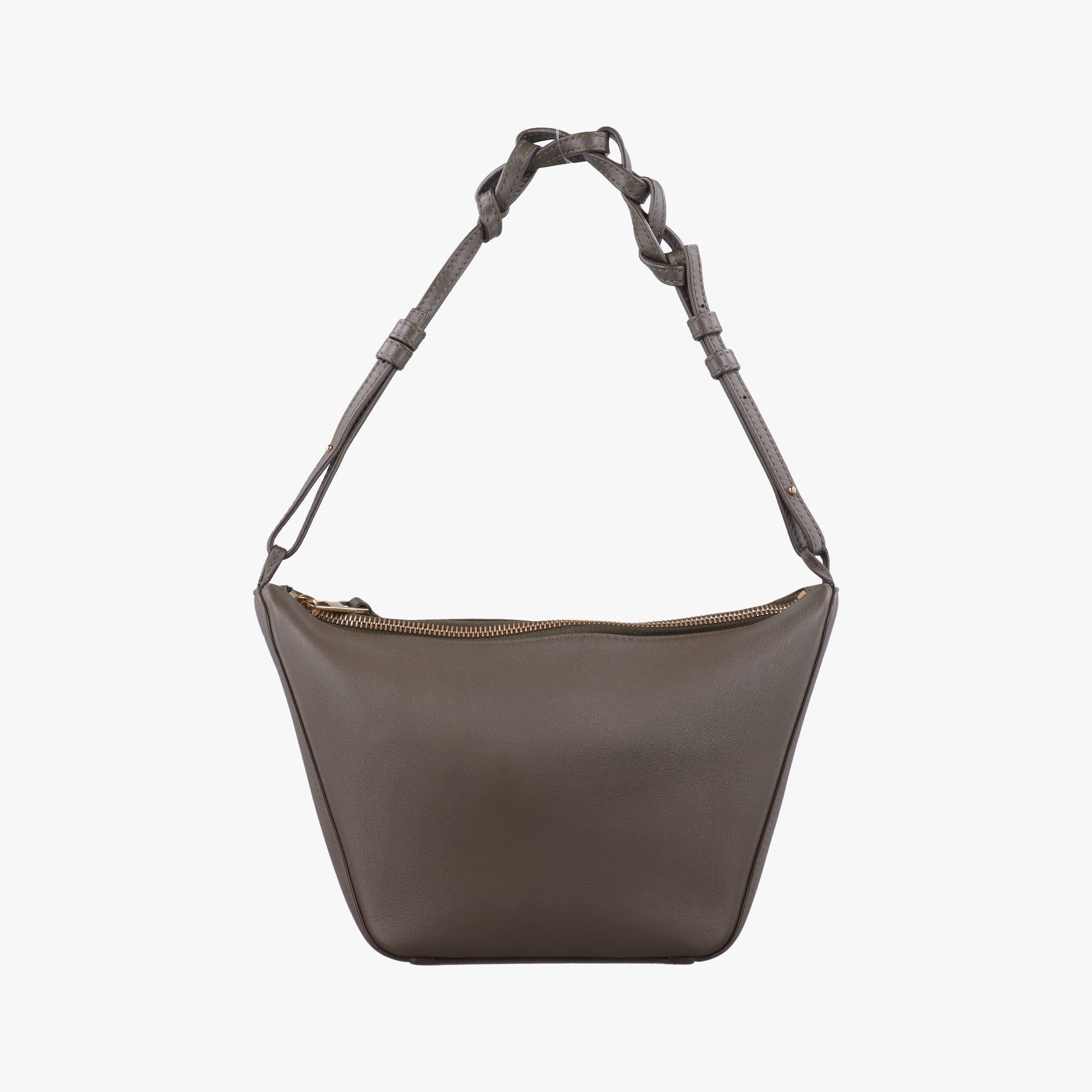 Pre-owned Loewe Hammock Hobo Clay Green leather  shoulderbag | stylenewstar