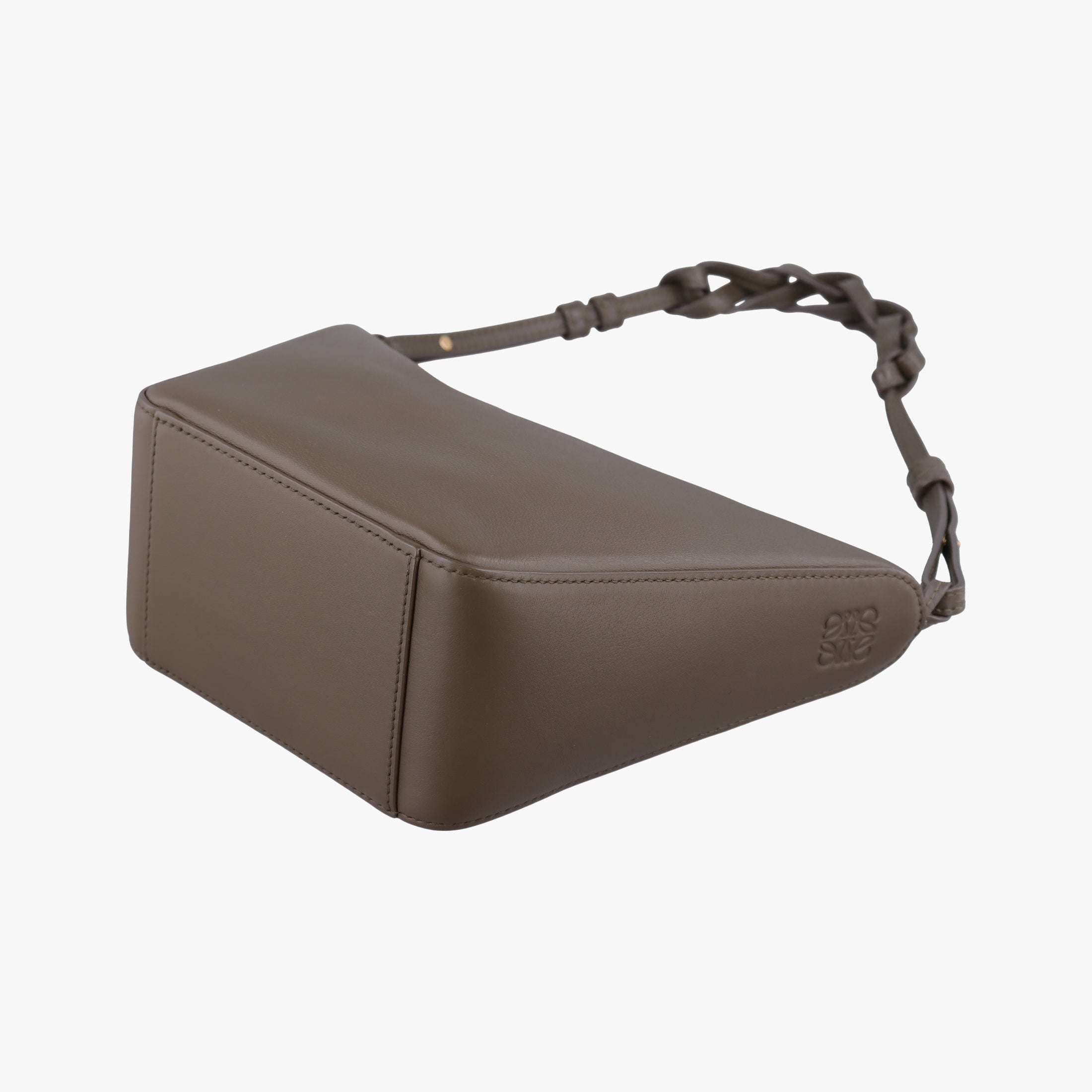 Pre-owned Loewe Hammock Hobo Clay Green leather  shoulderbag | stylenewstar