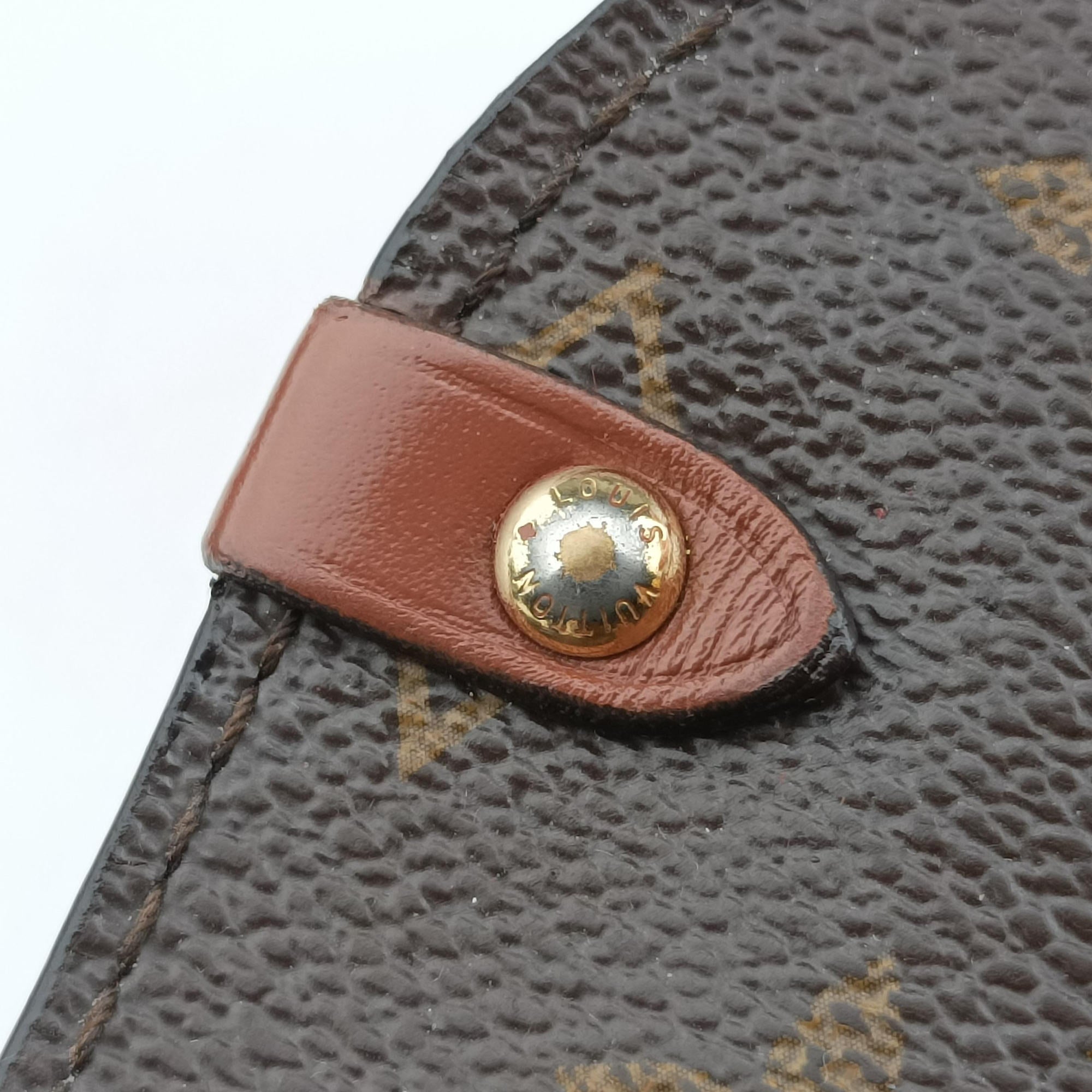 Pre-owned Louis Vuitton VaugirardPM Brown × Coquelicot Monogram Canvas×calf leather M44548 shoulderbag | stylenewstar