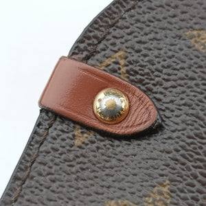 Pre-owned Louis Vuitton VaugirardPM Brown × Coquelicot Monogram Canvas×calf leather M44548 shoulderbag | stylenewstar