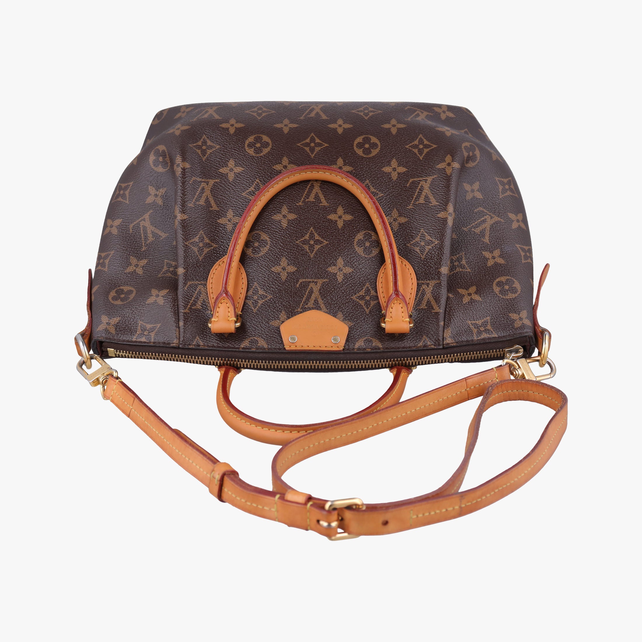 Vintage Louis Vuitton Turen PM brown Monogram Canvas M48813 shoulderbag | stylenewstar