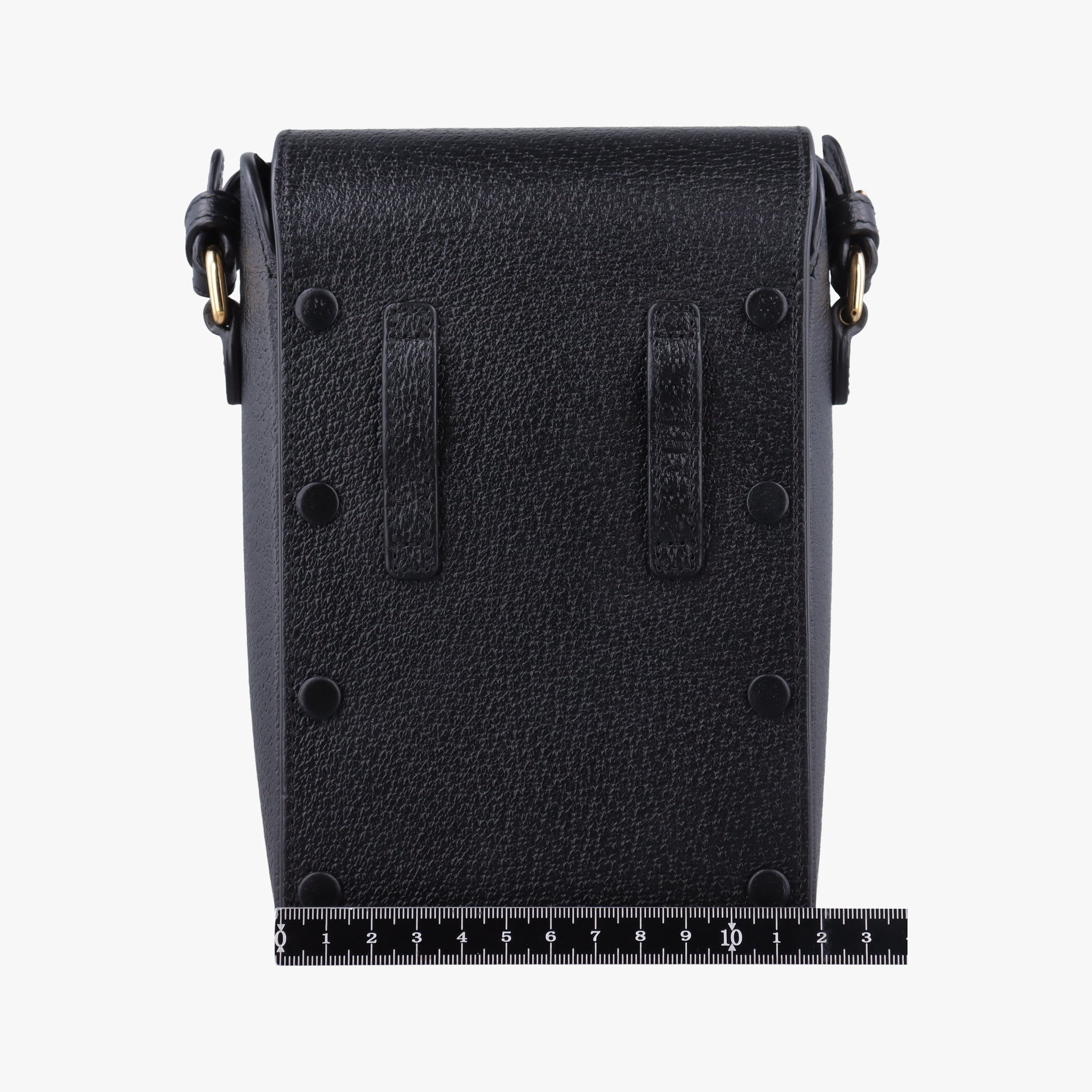 Pre-owned Gucci Horsebit 1955 Black Leather 732302 shoulderbag | stylenewstar