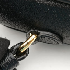 Pre-owned Gucci Horsebit 1955 Black Leather 732302 shoulderbag | stylenewstar