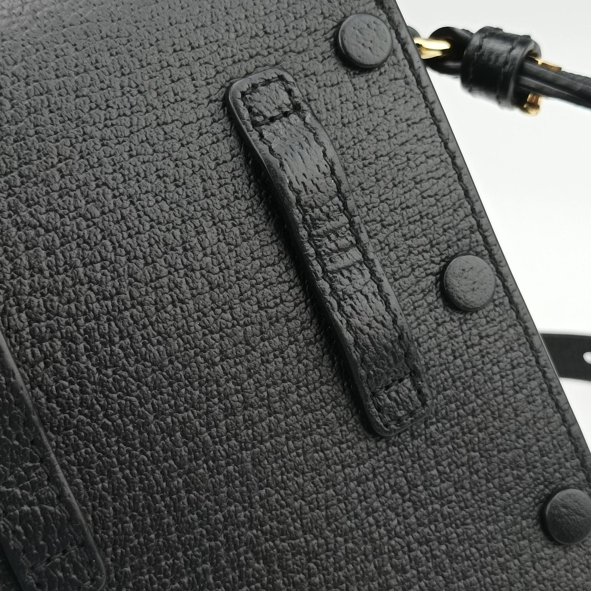 Pre-owned Gucci Horsebit 1955 Black Leather 732302 shoulderbag | stylenewstar