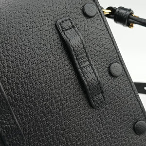 Pre-owned Gucci Horsebit 1955 Black Leather 732302 shoulderbag | stylenewstar