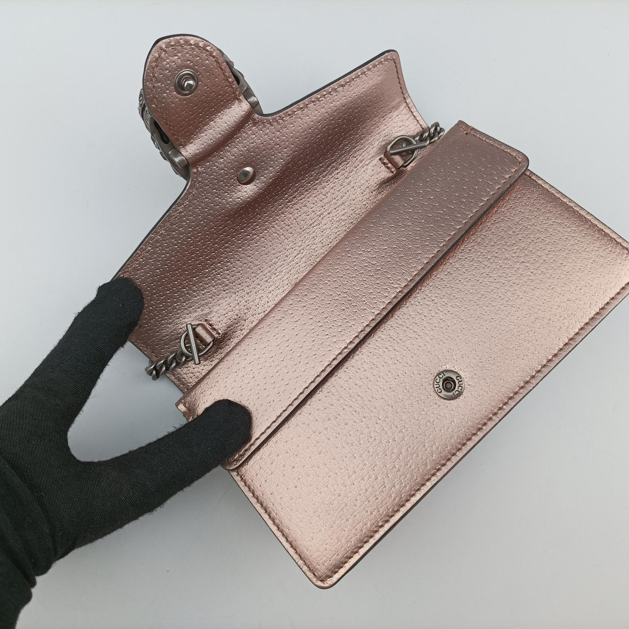 Secondhand Gucci Dionysus Rose Gold Leather 476432 shoulderbag | stylenewstar