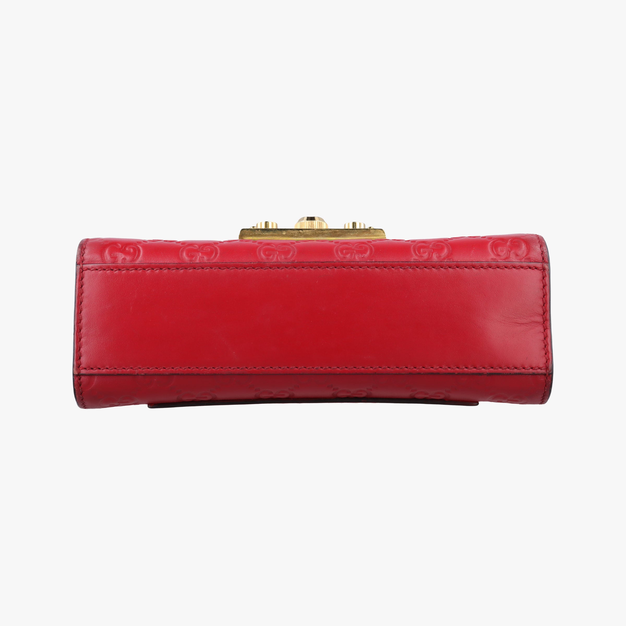 Pre-owned Gucci Padlock Red Leather 409487 shoulderbag | stylenewstar