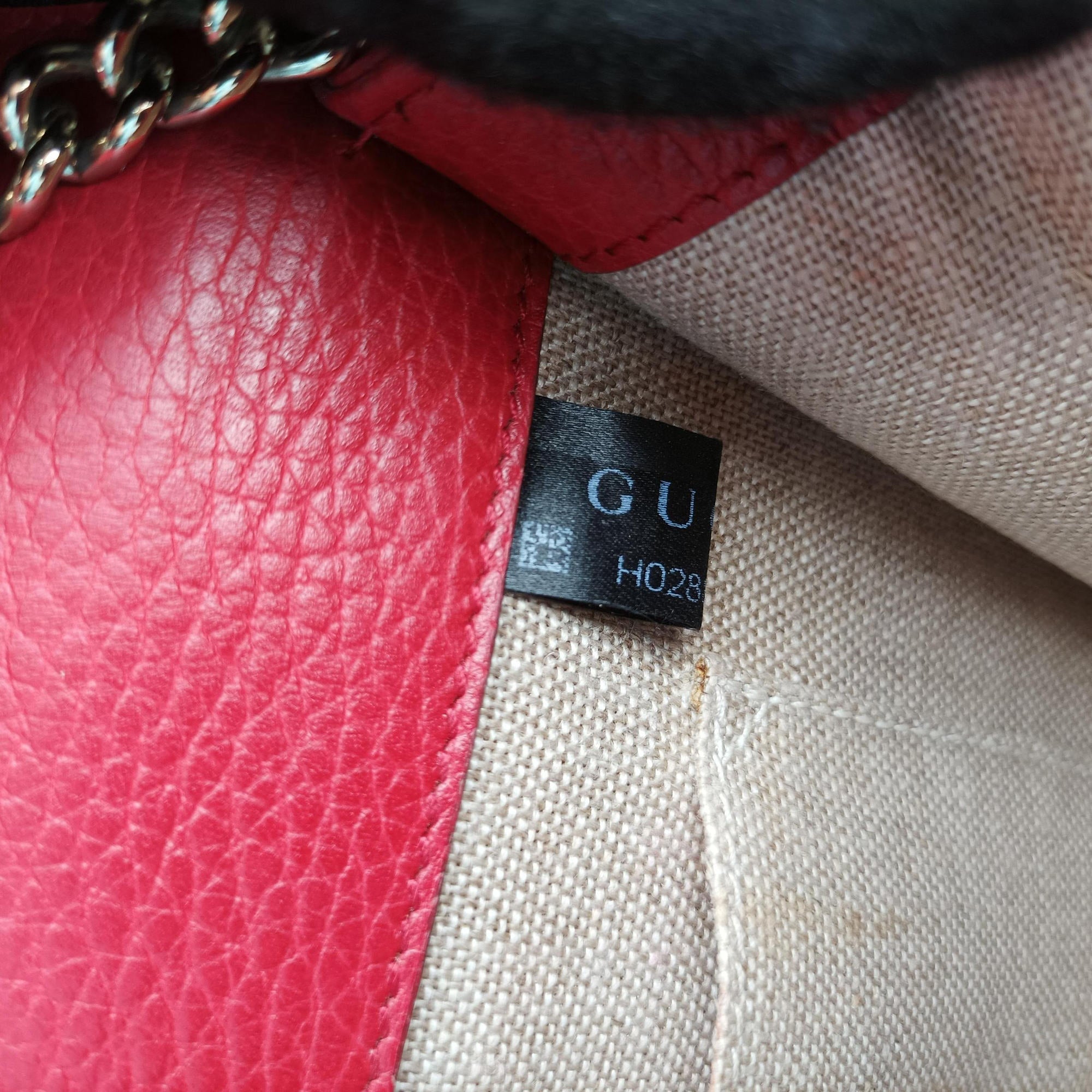 Pre-owned Gucci Interlocking G Red Leather 510304 shoulderbag | stylenewstar
