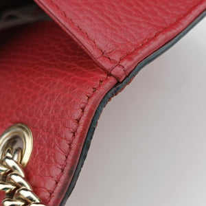 Pre-owned Gucci Interlocking G Red Leather 510304 shoulderbag | stylenewstar
