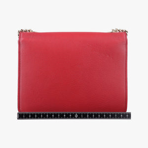 Pre-owned Gucci Interlocking G Red Leather 510304 shoulderbag | stylenewstar