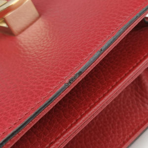 Pre-owned Gucci Interlocking G Red Leather 510304 shoulderbag | stylenewstar