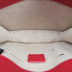 Pre-owned Gucci Interlocking G Red Leather 510304 shoulderbag | stylenewstar